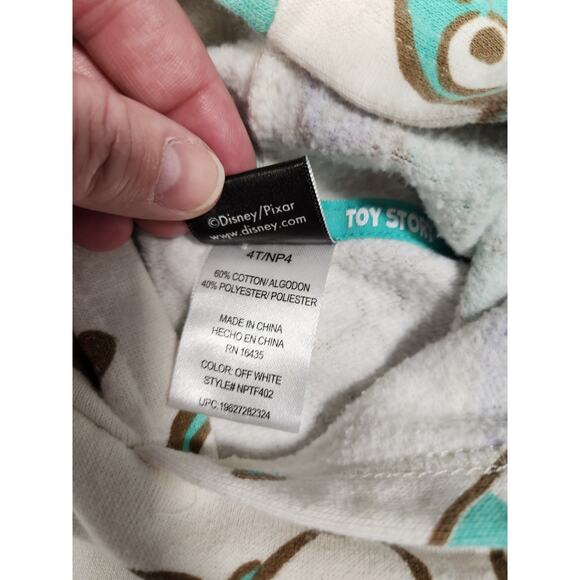 Disney Pixar Toy Story Hoodie Shirt and Jogger Pants Set Pair Size 4T Matching - Picture 3 of 5